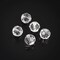 100pcs Austrian 10mm Faceted Loose Round Crystal Beads Crystal Clear Compatible